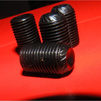 M10-1.25M12-1.25DIN916K滚花机米螺丝防滑紧定12.9花齿发黑止付