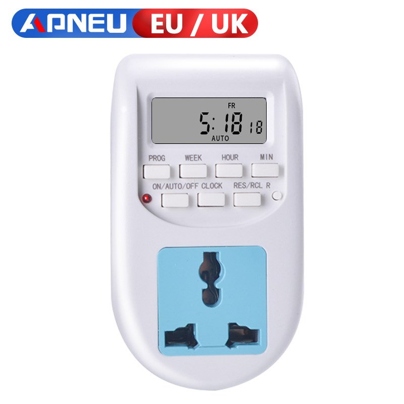 Digital Time Switch Timer With K E Socket Weekly ProgYrammab