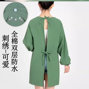 圍裙韓式 新年罩衣大人上班專用透 罩衣超好看 廚房家用2025k新款