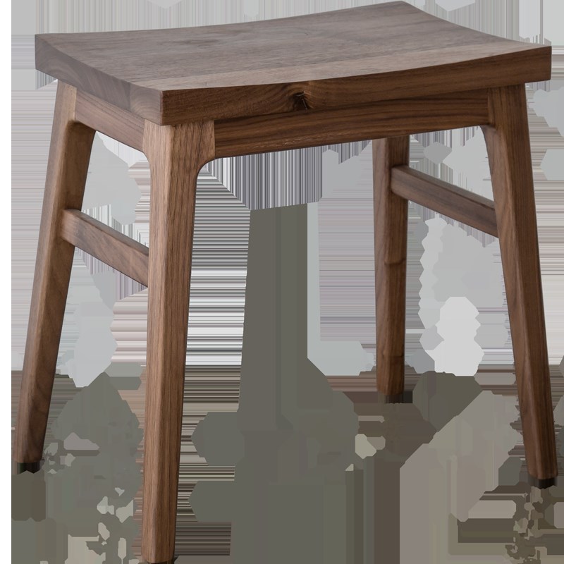 沐里家具寂本方凳中式全实木小家用换鞋凳板凳矮凳