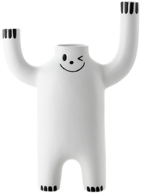 现代创意样板房民宿书柜家居软装饰品卡通陶瓷工艺品桌面摆件