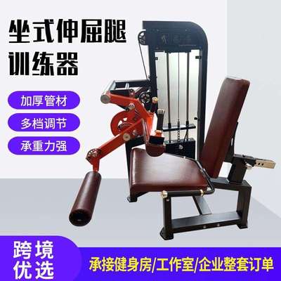 坐式伸屈腿一体机商用健身房练腿器材屈伸弯举一体机健身器材