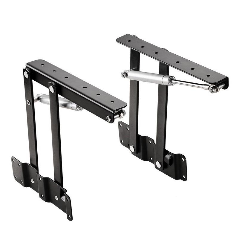 茶几面升桌降器架五金配件缓支冲液压桌折叠餐桌书伸缩导轨家具