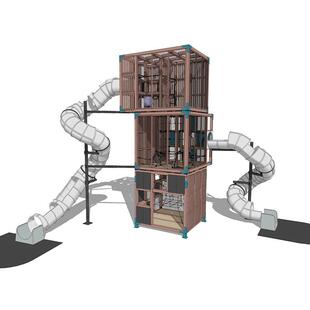 大型户外儿童滑梯组合公园儿童乐园游乐设施幼儿园无动力游乐设备