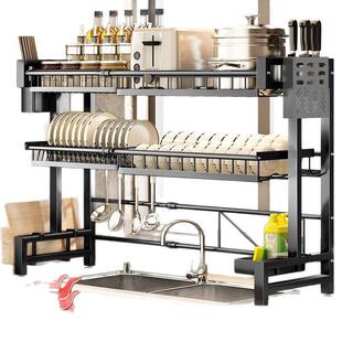 可伸缩厨房水槽物纳架置放碗架碗筷沥水架HZZ004面碗台碟架水池收