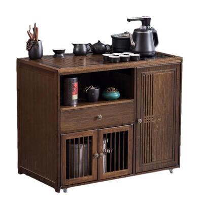 实移小茶桌家YPZ用台全动自动烧水壶一体茶水柜带轮茶几边柜茶木