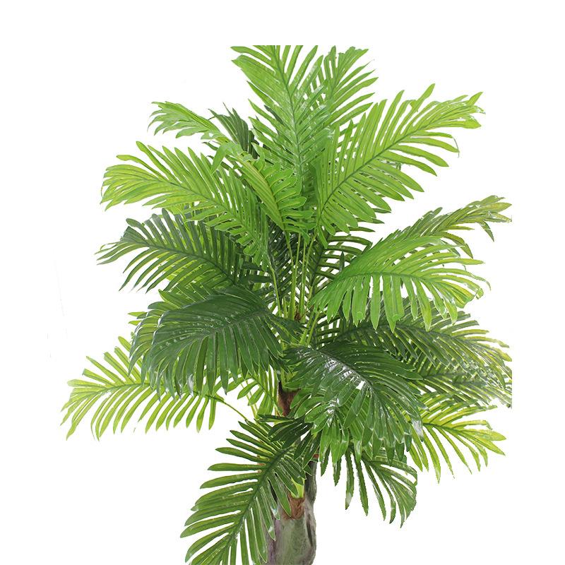 仿真植物头小葵羽071树过胶棕榈科葵叶细五葵叶叶毛葵落地盆景