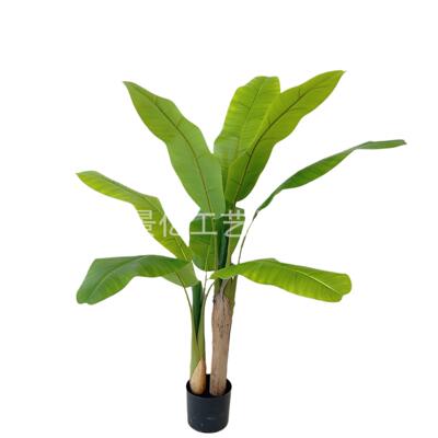 仿真外绿装JY-05植大型落芭蕉地树盆栽室内户饰摆件假植物香蕉树