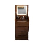 北欧9006 900实木梳妆台床头柜一体小户边妆型卧室床迷你化纳桌多