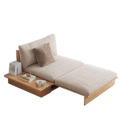 日式木小沙发小约家用NPI户型客厅折实叠沙发床一体两简用伸缩多