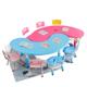 童桌椅套幼装 桌椅宝宝画游戏学习课桌儿塑料升降画月 儿园无品牌