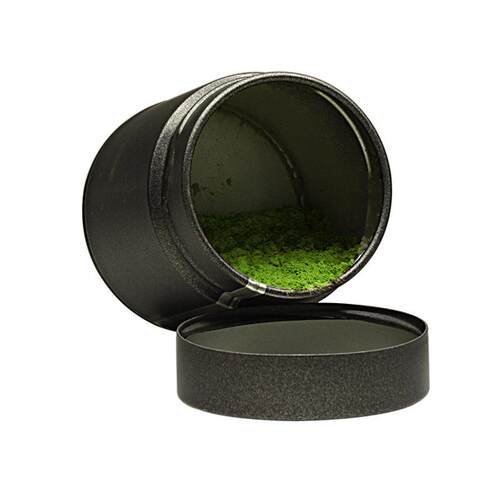 现货60个装高空品黑色可质携带1茶叶罐马口铁密封30G抹茶铁盒