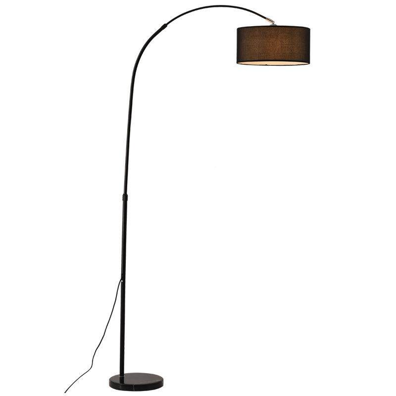 落头地灯简L喂ED钓鱼钢琴370灯支架客厅书约房卧室床奶落地台灯