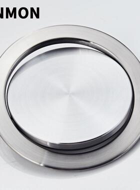 K装I9圾S台嵌入式不锈钢垃桶翻盖摇盖饰面厨房家用厕F75578SJ所卫