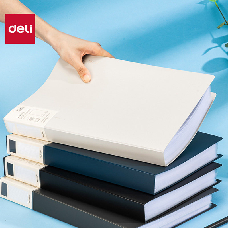 a4文件夹透明插页资料册多层学生