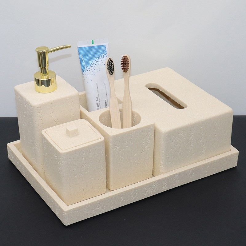 洞石洗漱杯套f装酒店浴室电动牙刷置物架卫生间刷牙杯托盘洗漱套,家庭/个人清洁工具,浴室用品套件,淘宝优惠券,粉丝福利购,淘宝优惠卷