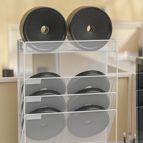 办公室桌面文件架工位杂志收纳神器文件资料置物W架挂墙收纳盒