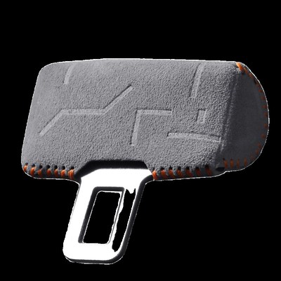 极氪001/009/X车装饰安全带扣保护套改M装配件专车翻毛皮内饰用品