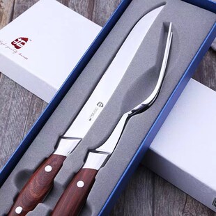日式铁板烧专用刀叉套装不v锈钢德国钢拓牌铁板刀叉西餐牛排刀叉