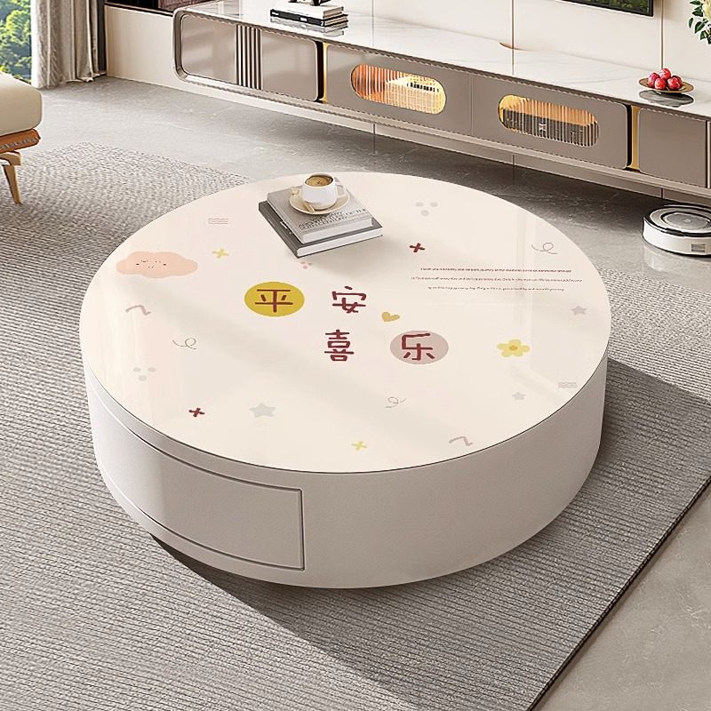 圆形茶几垫桌布圆桌大小圆轻奢x高级PVC软玻璃免洗防水防油餐桌垫,居家布艺,桌布,淘宝优惠券,粉丝福利购,淘宝优惠卷