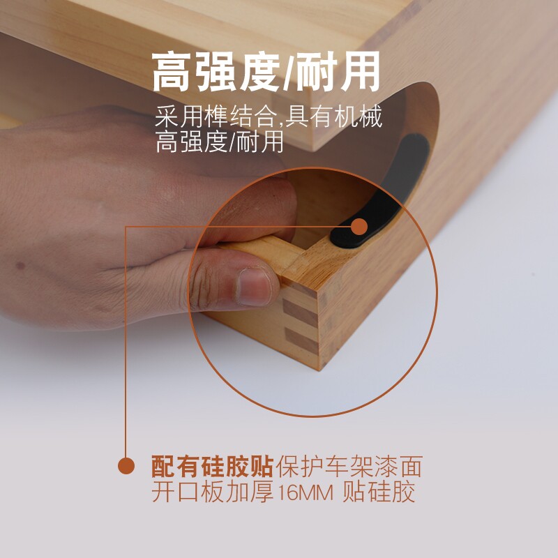 自行车挂架公路车挂墙架挂壁式环保实H木停车架室内艺术墙壁挂钩