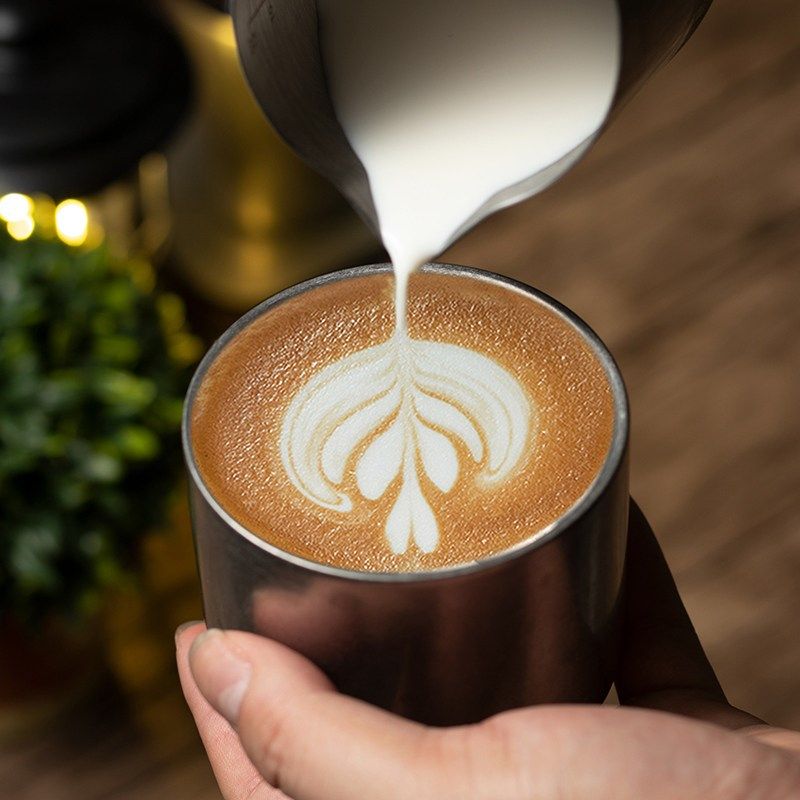 复古30a4不锈钢拉花杯 做旧拉花缸打奶泡杯内刻度 ins专业咖啡器,餐饮具,拉花缸/拉花杯/打奶缸,淘宝优惠券,粉丝福利购,淘宝优惠卷