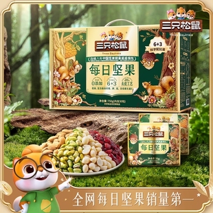 三只松鼠经典款每日坚果750g健康早餐混合干果仁坚果零食礼盒送礼