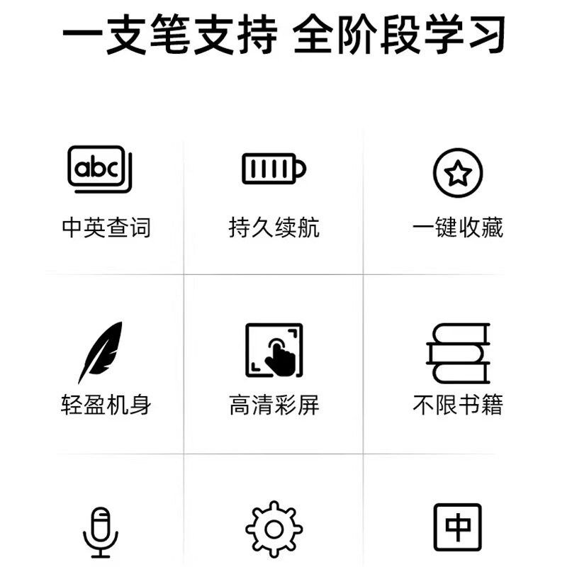 作业笔博士点读笔学英语单词有声阅读汉语课程同步翻译扫描中小学