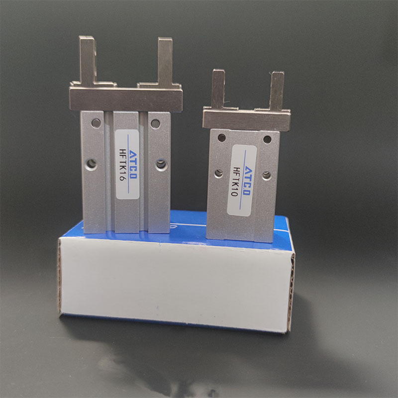 气动手指气缸单动常常闭HFHFT22平行气爪