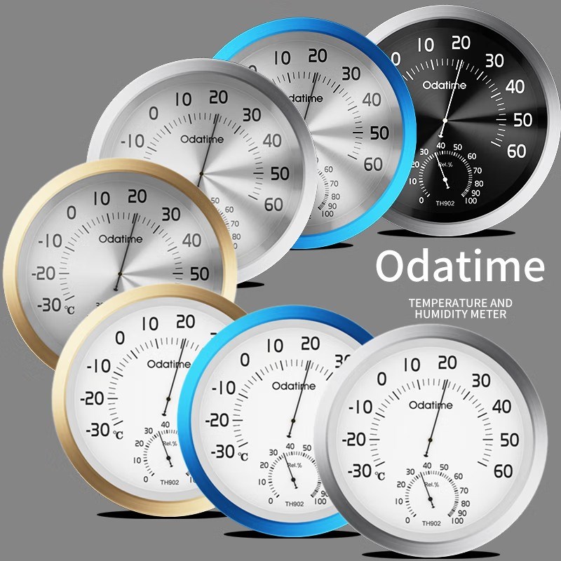 欧达时厘米超大表盘温湿度计室内高精度仓库实验室工业用温度表