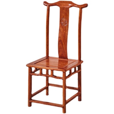 实木餐椅红木椅子梨木靠背椅中式餐桌椅酸枝木榫卯结构客厅