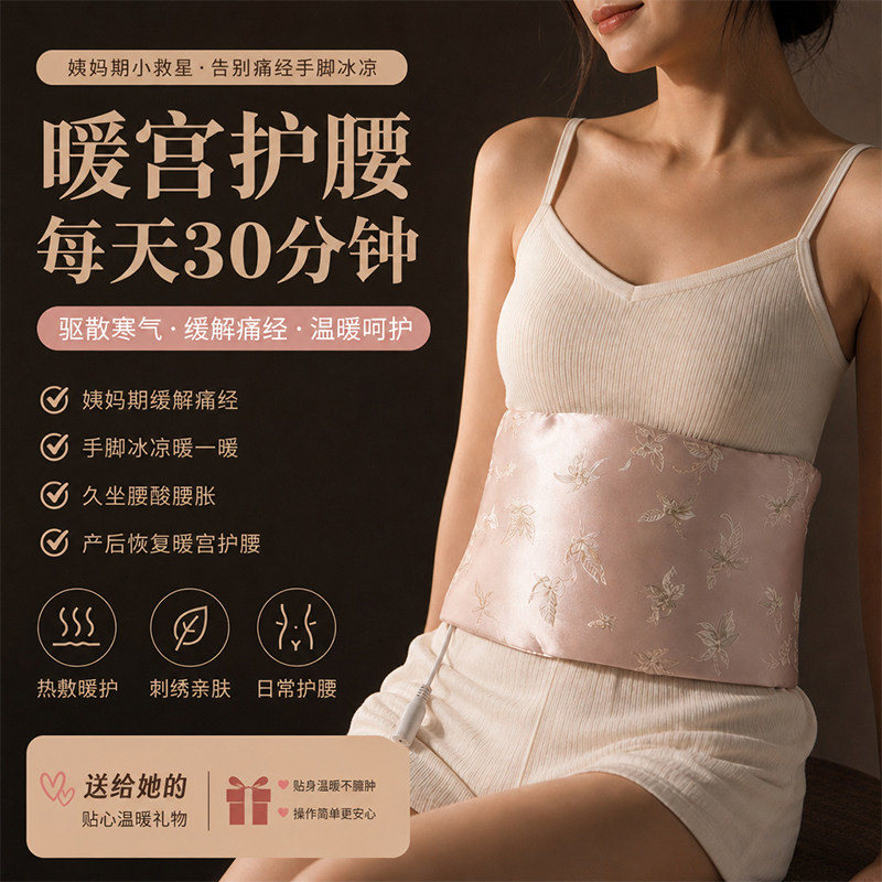 电热艾草艾灸暖宫热敷包