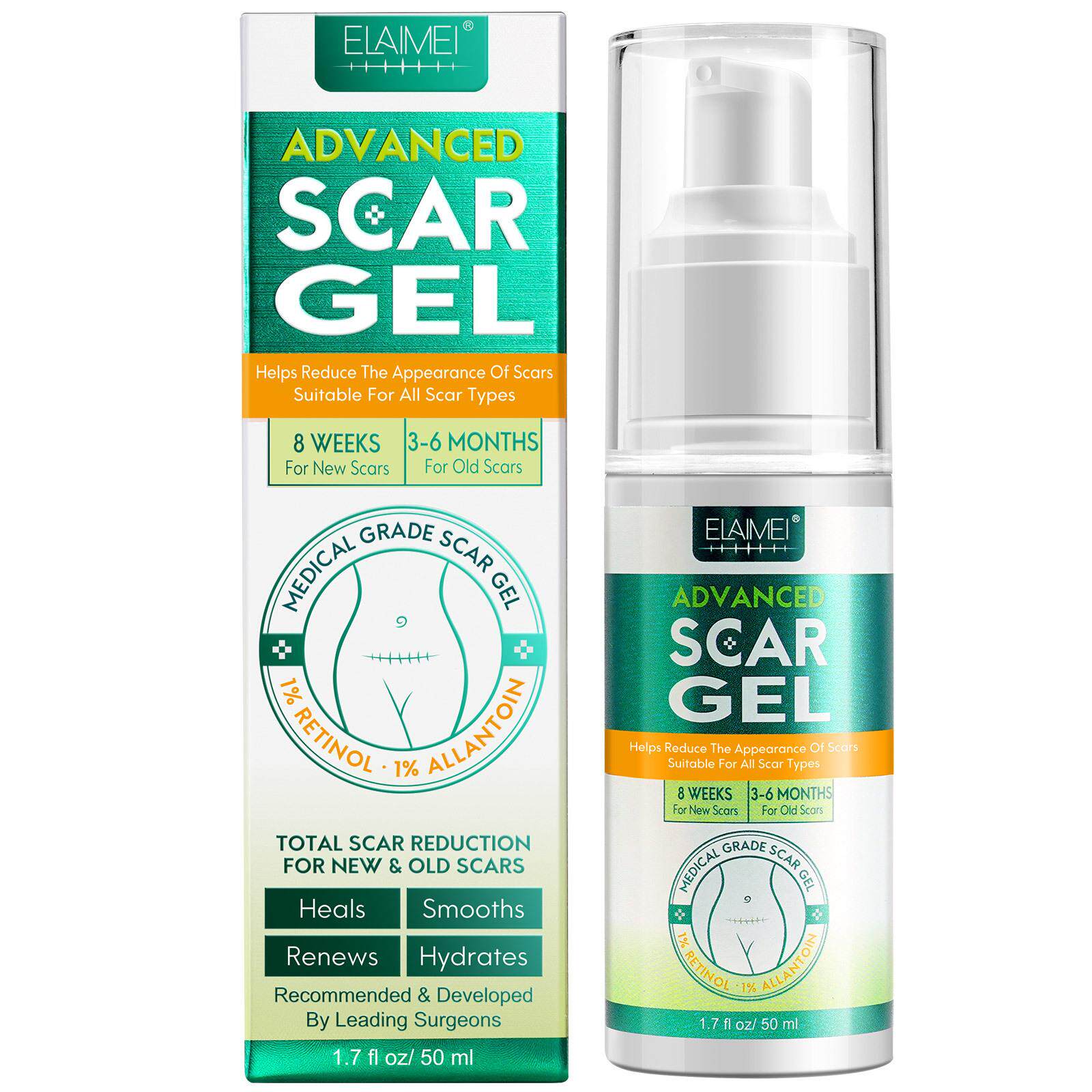 跨境KT 新品疤痕凝胶剖腹产手术伤疤ScarCream烫伤淡化疤痕