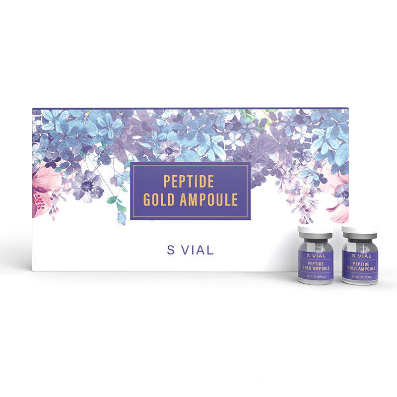 跨境多肽黄金安瓶微针精华套装PEPTIDE GOLD AMPOULE紧致滋润
