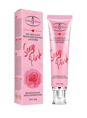 跨境Aichun嫩红素女性乳晕唇部身体提亮精华啫喱private pink