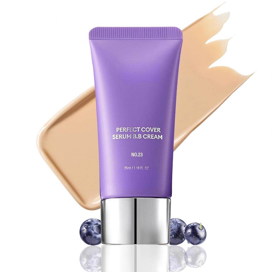 跨境新品 COVER SERUM BB CREAM遮瑕保湿精华BB霜素颜持久粉底