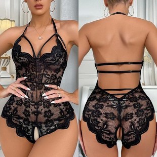 Lingerie Underw Body Naughty Porn Crotchless Women Sexy Open