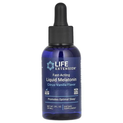 Life Extension褪黑荷尔蒙柑橘香草味2 液量盎司（59 毫升）