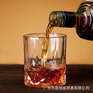 威士忌杯洋酒杯欧式品鉴杯加厚啤酒杯酒吧家用玻璃杯水杯