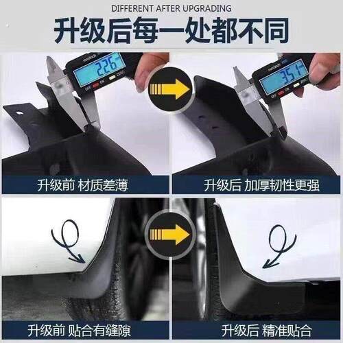 适用长安览拓者挡泥板2022揽拓者23款皮卡专用汽车前后轮档皮改装