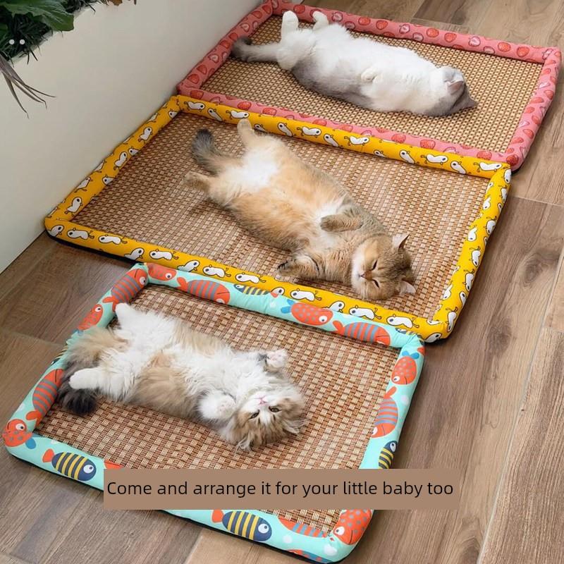 采购产品藤猫窝，夏季垫，冰垫，冷却神器，猫睡窝垫，特大号，四
