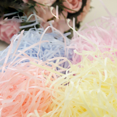 创意喜糖盒碎纸丝拉菲草填充物结