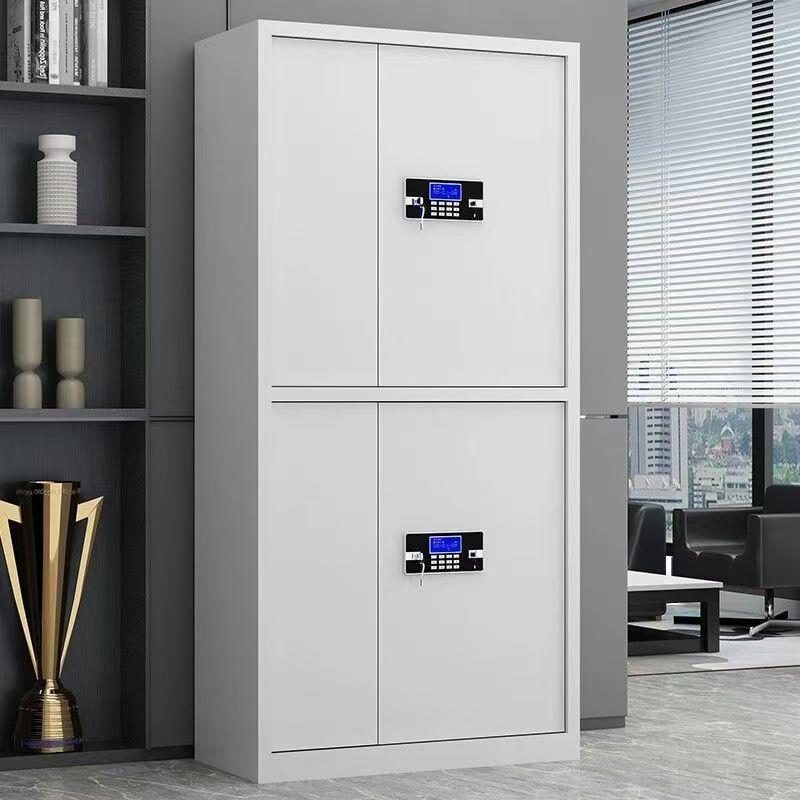 电子保密柜钢制资料柜带锁办公室凭证柜指纹锁财务密码柜矮柜