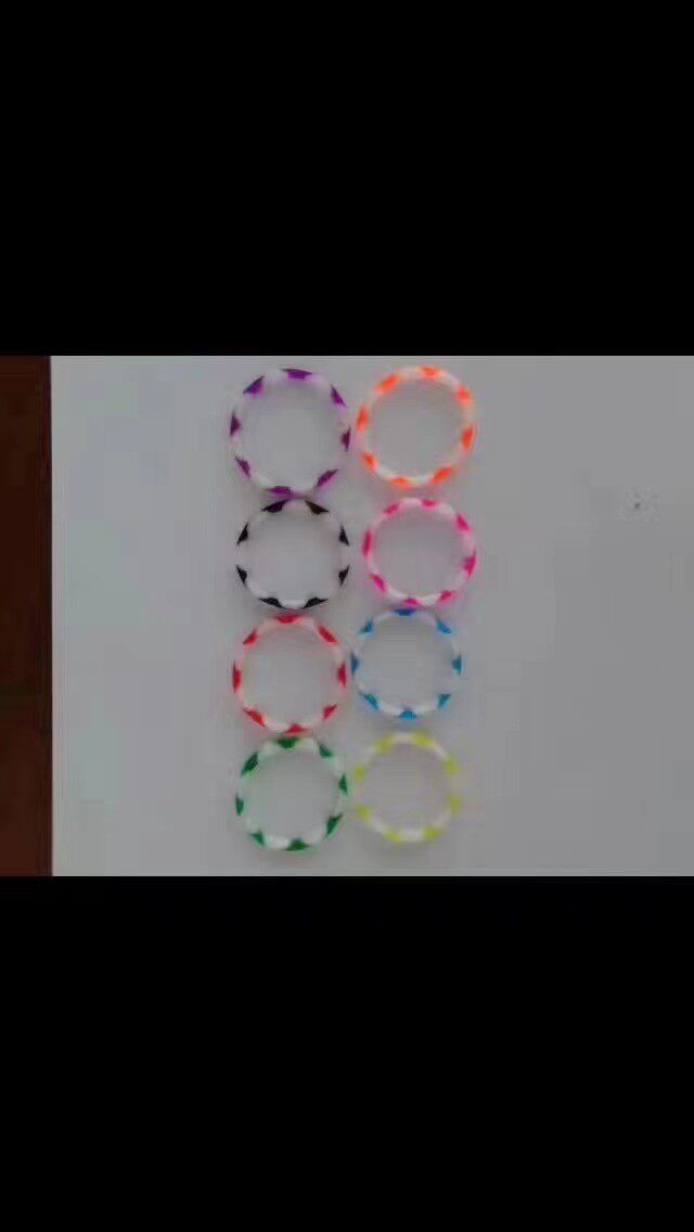 梅花皮筋雪花皮筋高弹力拉伸束发圆形弹性圈发圈编织