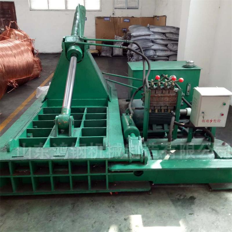 炼钢厂边角料打包机自动翻包液压金属压块机工业废钢刨花压缩机