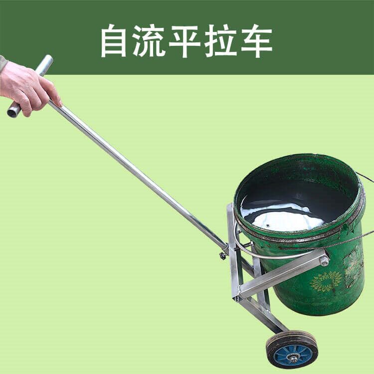 自流平拉车拉水桶胶水拉料车拉水泥加厚小拉车拉油漆车