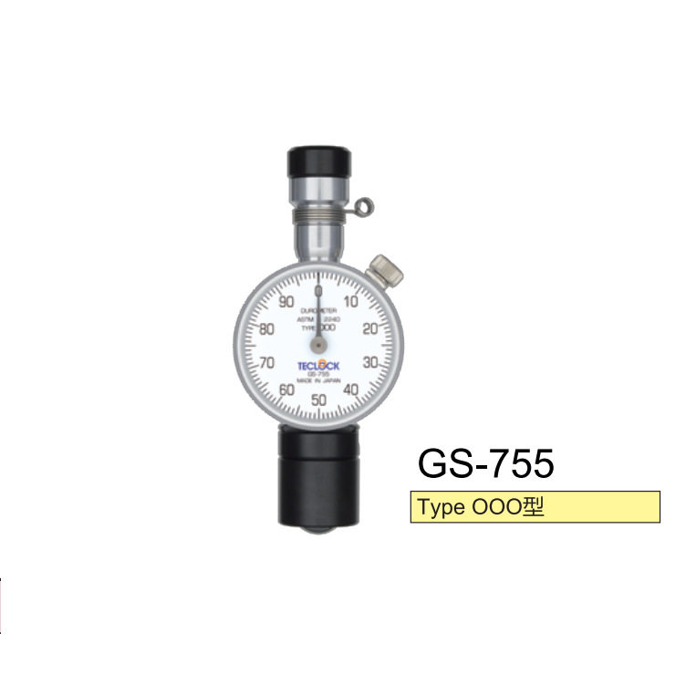 得乐TECLOCK迷你型便携式橡胶硬度计CS-755