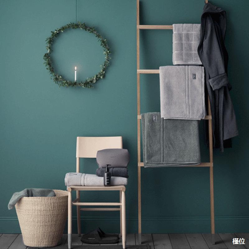 北欧风现代简约墨绿色墙纸美式复古卧室客厅净面壁纸