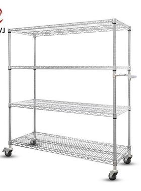 电商拣货车仓库静音手推车斜网播种车快递捡货车平面配货车周转车