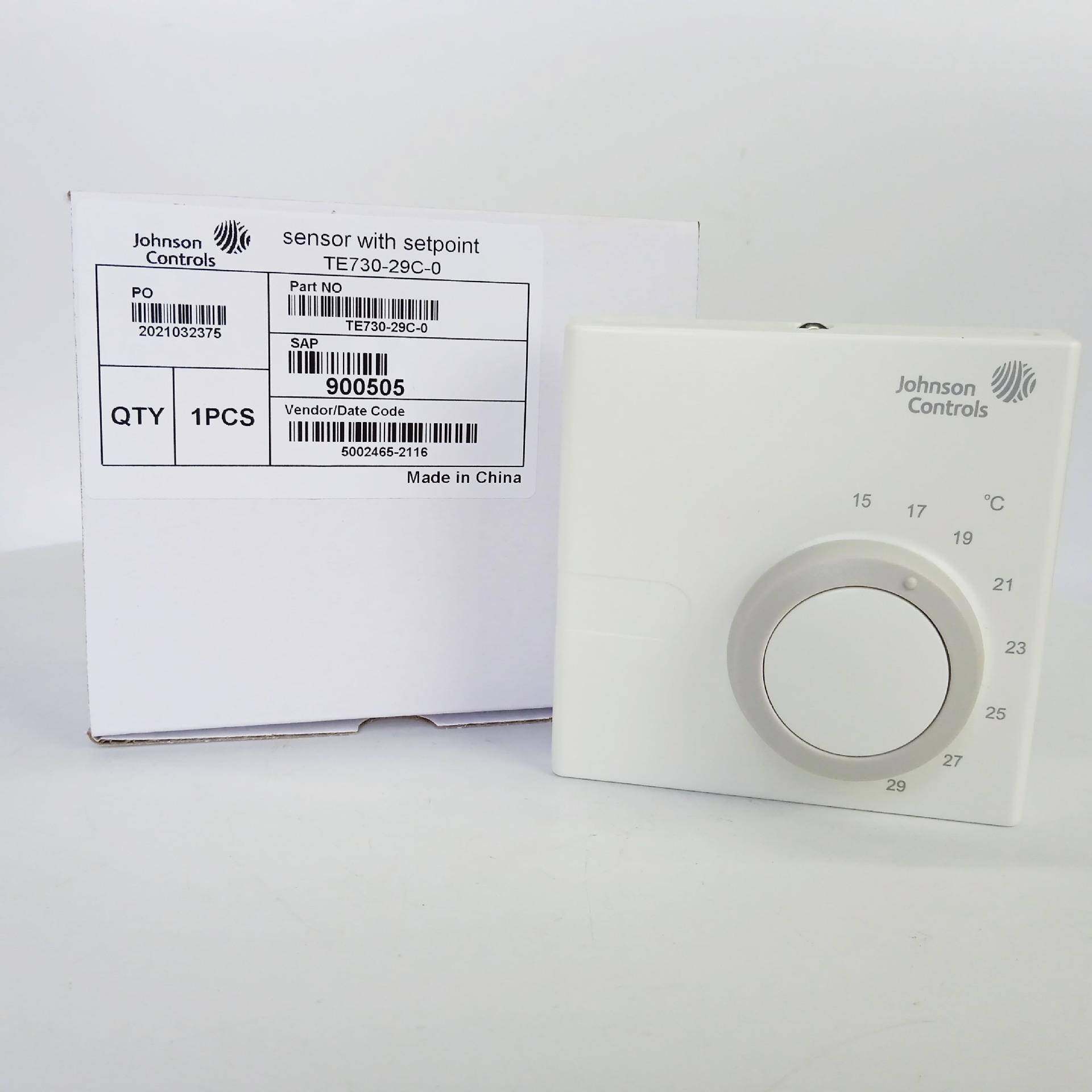 Johnson江森TE730-29C-0TE730-39C-0风机盘管温控器VAV机械面板